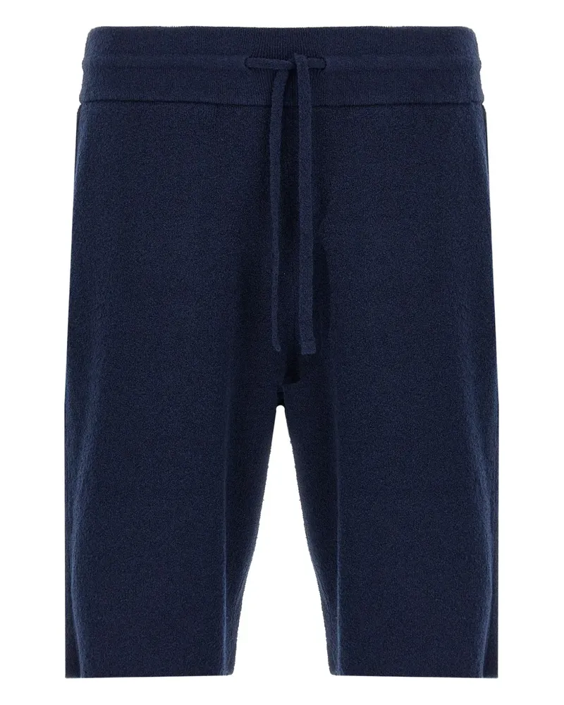 Roberto Collina Shorts mit Kordelzug - Blau Blau