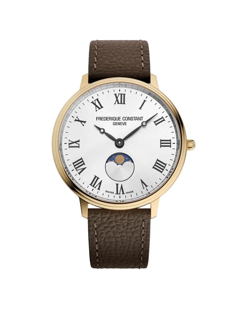 Frédérique Constant Classics Moonphase 39mm - Silber Silber