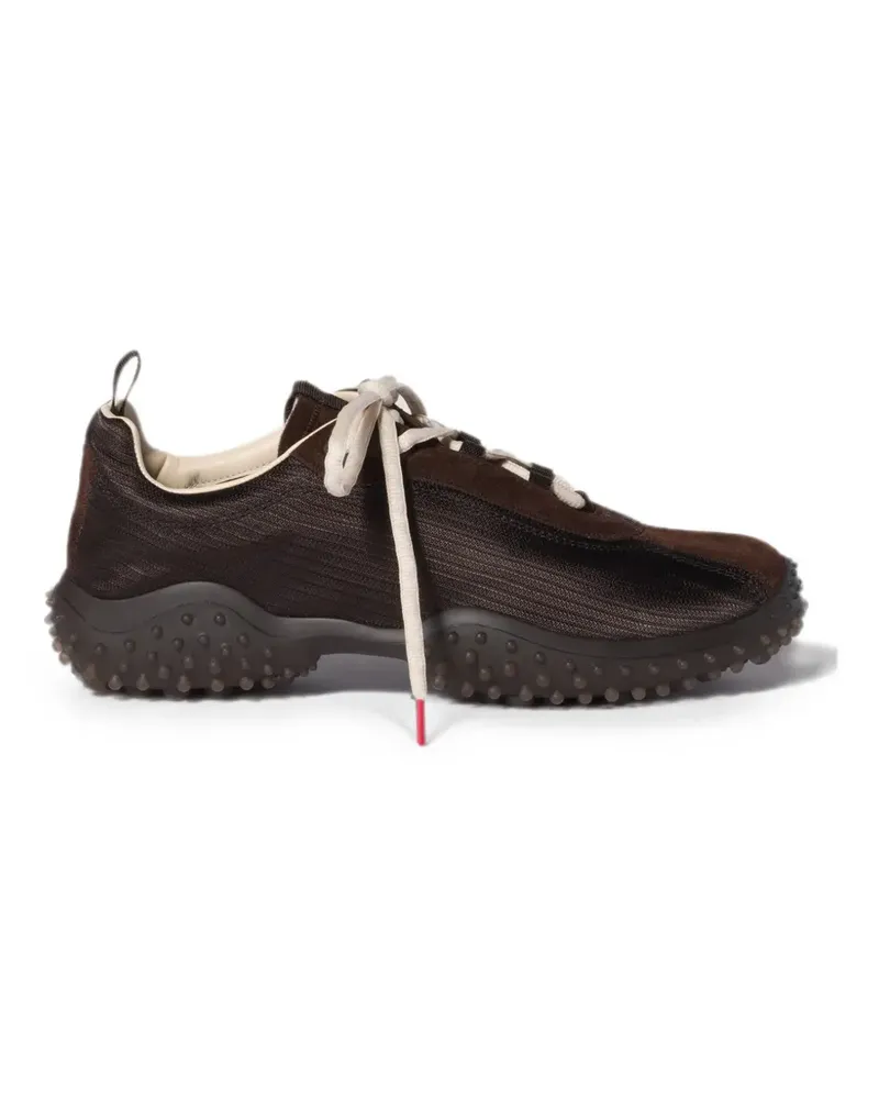 Miu Miu Bubble Sneakers aus Funktionsstoff und Wildleder - Braun Braun
