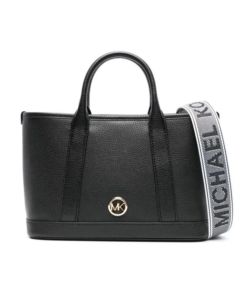 Michael Kors Handtasche mit Logo-Schild - Schwarz Schwarz