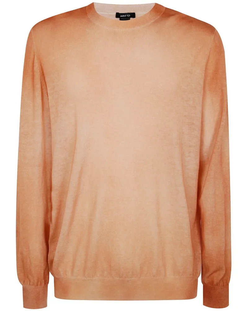 Avant Toi Pullover mit Rundhalsausschnitt - Braun Braun