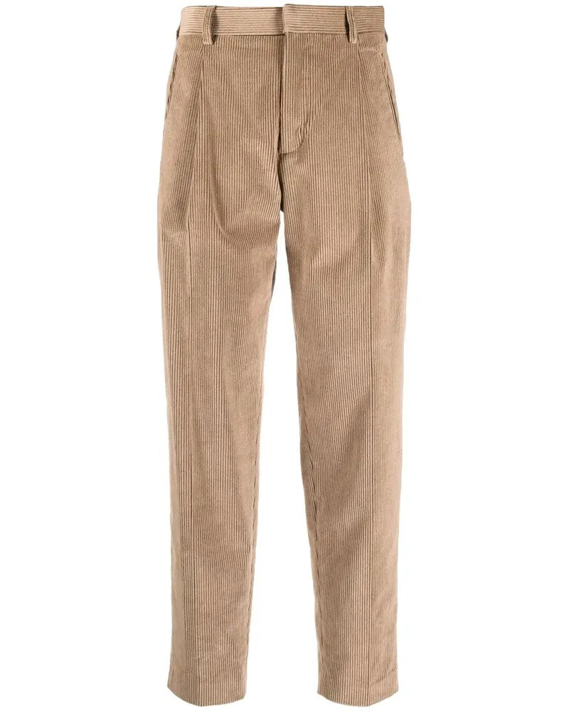 Woolrich Cordhose mit Bundfalten - Braun Braun