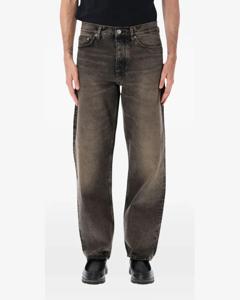 Sunflower faded straight-leg jeans - Schwarz Schwarz