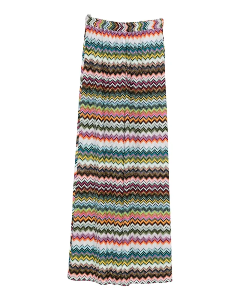 Missoni Chevron trousers - Weiß Weiß