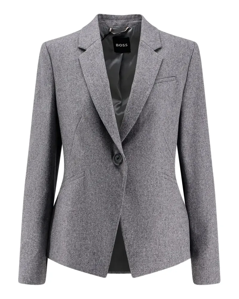 HUGO BOSS Jia9 Blazer mit Knopfleiste - Grau Grau