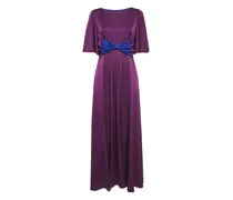 Maxikleid mit Schleifendetail - Violett