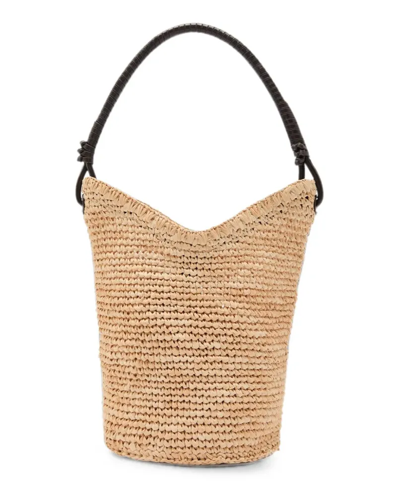 STAUD Gewebte Lani Beuteltasche - Nude Nude