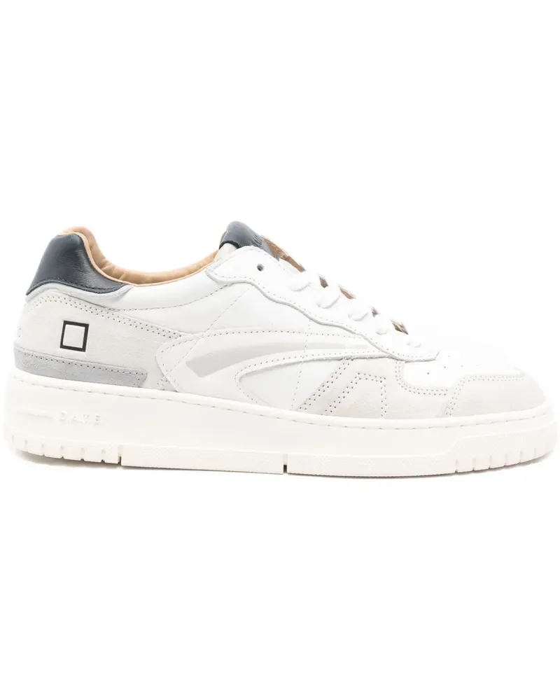 D.A.T.E. panelled sneakers - Weiß Weiß