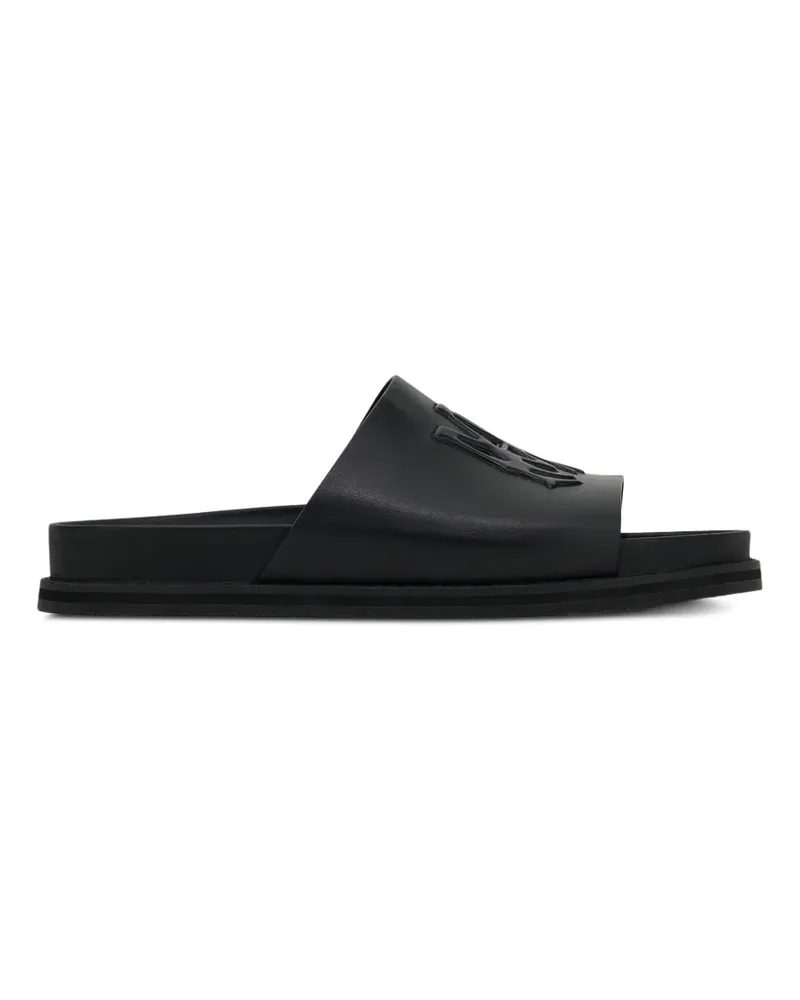 Amiri MA Sandalen aus Leder - Schwarz Schwarz