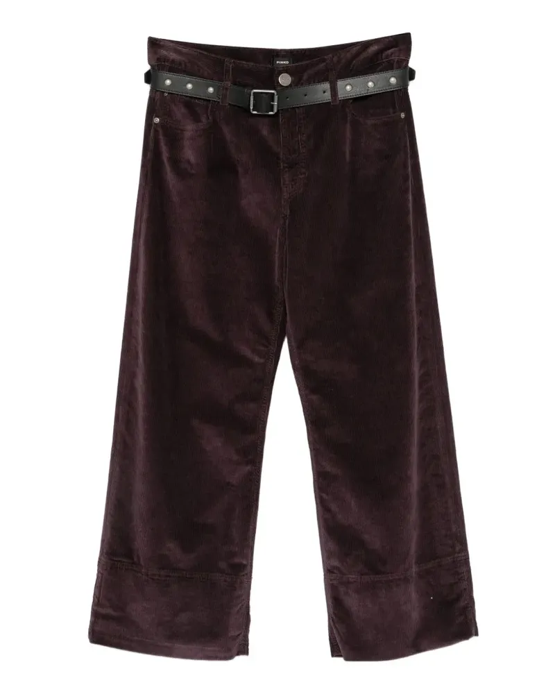 Pinko Cordhose mit Gürtel - Rot Rot