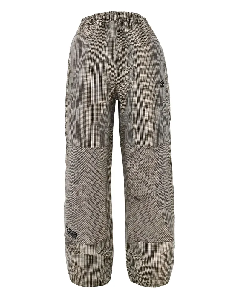 Umbro x Slam Jam elasticated check trousers - Nude Nude