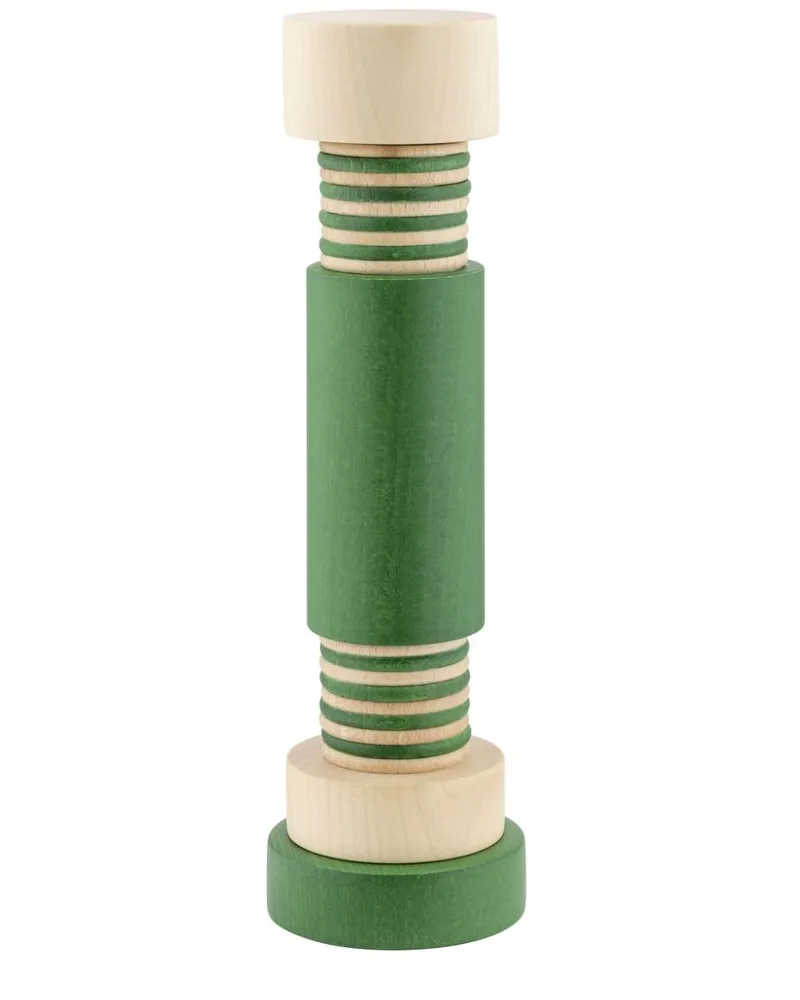 Alessi Twergi Salz-/Pfeffermühle aus Holz - Grün Grün