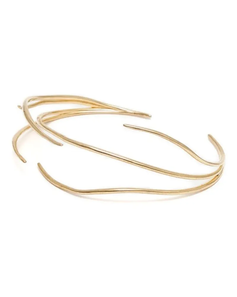 PANCONESI Halskette mit abgerundeten Linien - Gold Gold