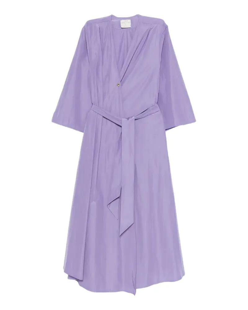 forte_forte belted midi dress - Violett Violett