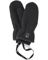 Parajumpers Bouclé-Handschuhe mit Logo-Patch Grau