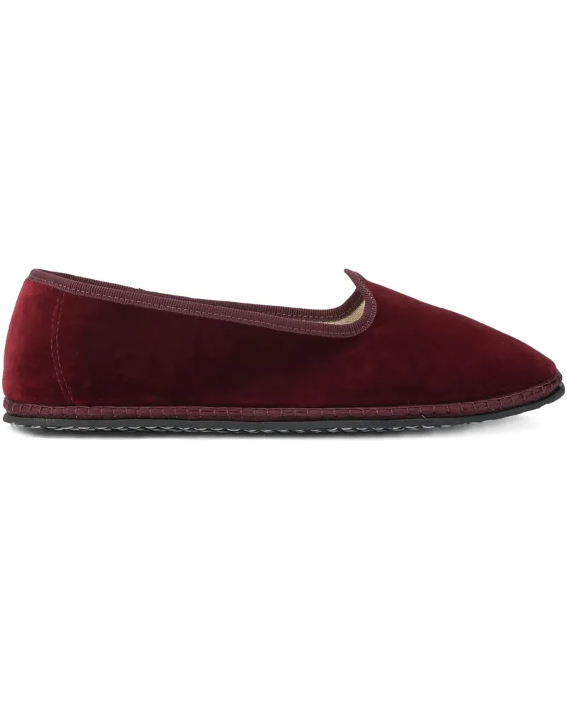 VIBI VENEZIA Slipper mit Bordeaux-Struktur - Rot Rot