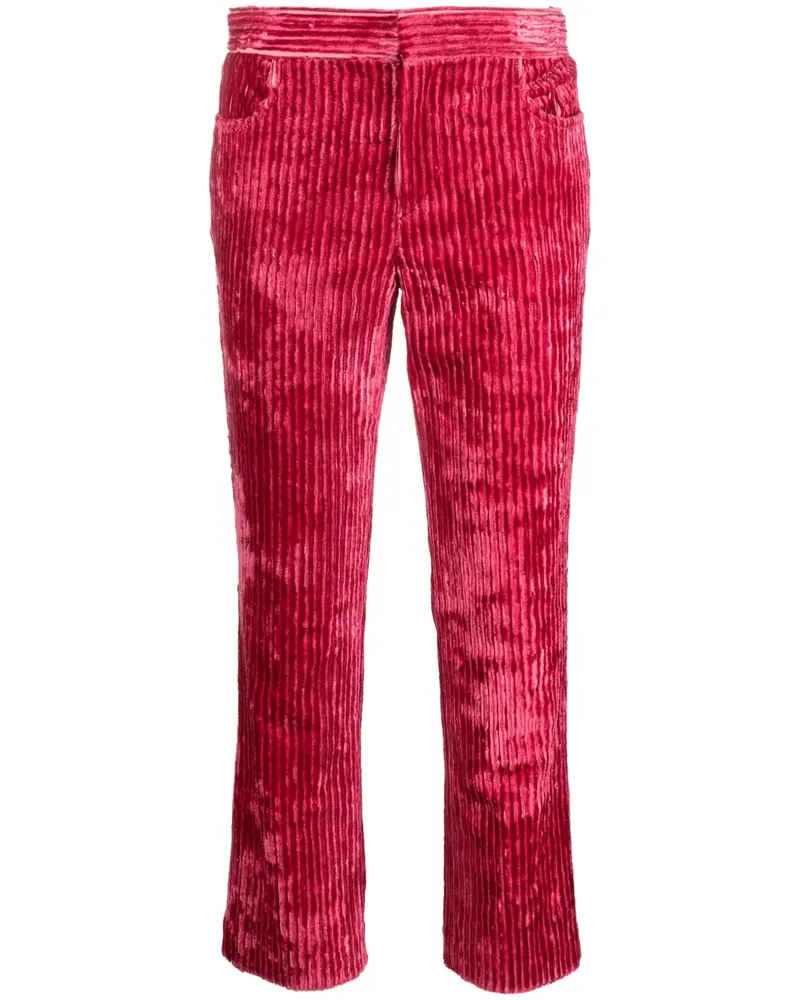 Isabel Marant Halbhohe Cropped-Hose - Rosa Rosa