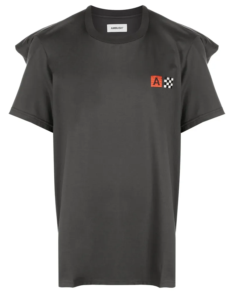 AMBUSH T-Shirt im Layering-Look - Grau Grau