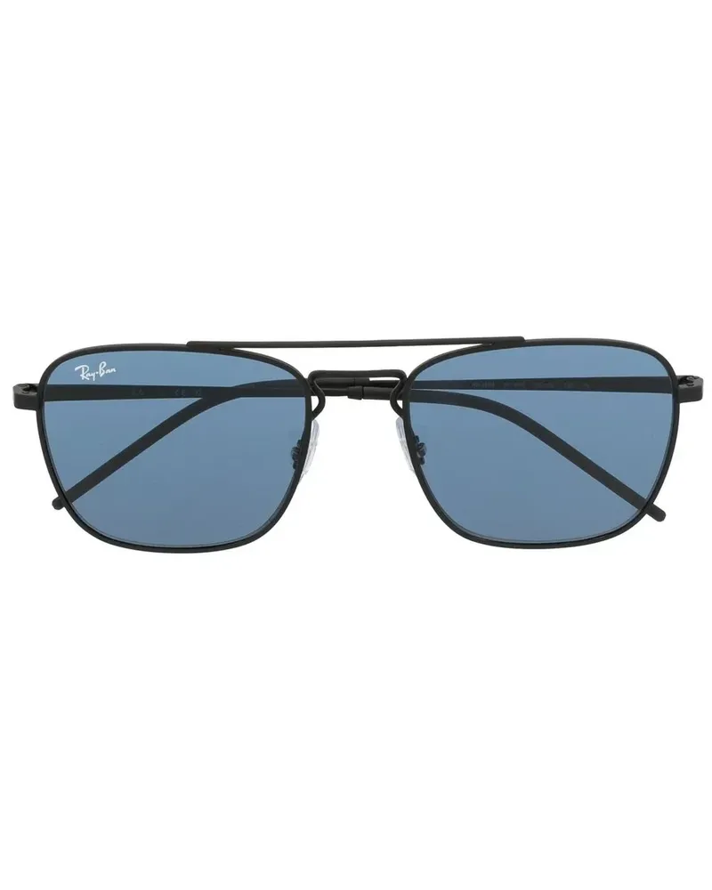 Ray Ban Sonnenbrille mit Oversized-Gestell - Blau Blau