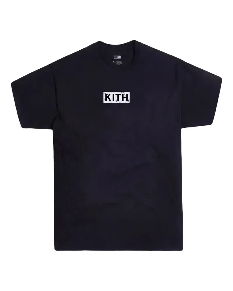 KITH T-Shirt mit Logo-Print - Schwarz Schwarz