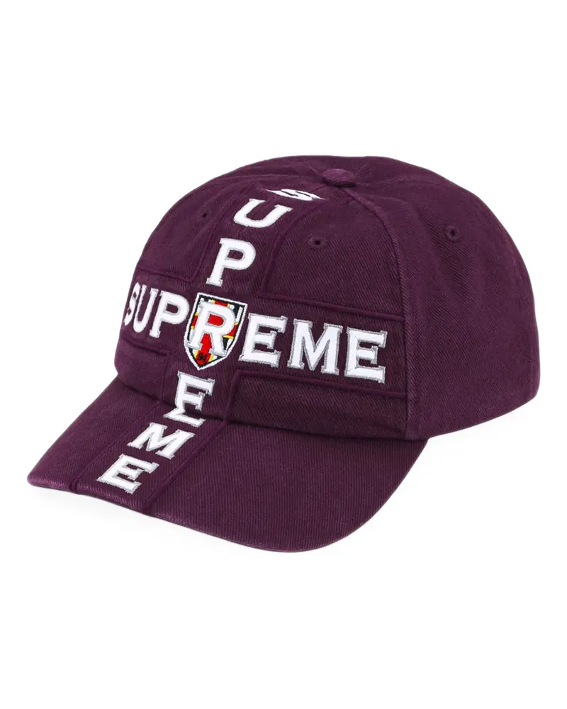 Supreme Being Cross Baseballkappe mit 6 Einsätzen - Violett Violett