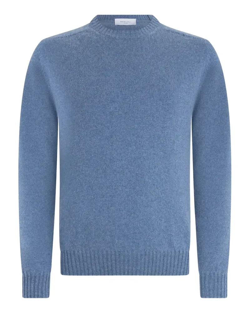 Boglioli Pullover mit Raglanärmeln - Blau Blau