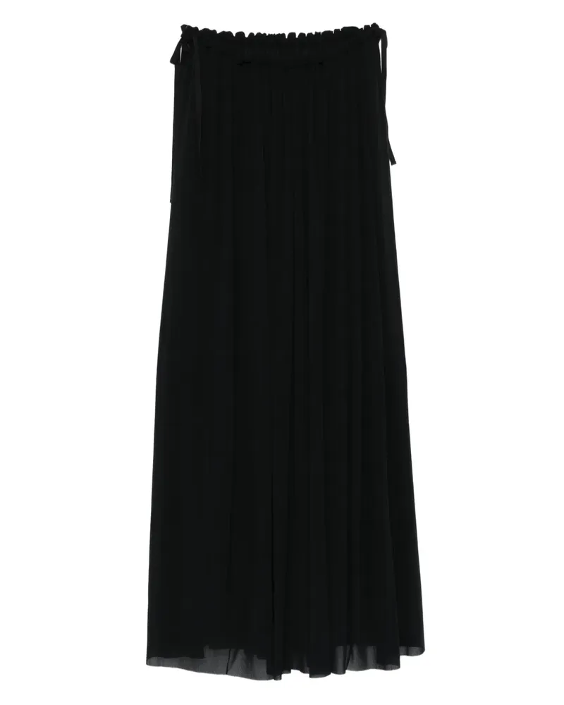 Philosophy Di Lorenzo Serafini Faltenrock mit Kordelzug - Schwarz Schwarz