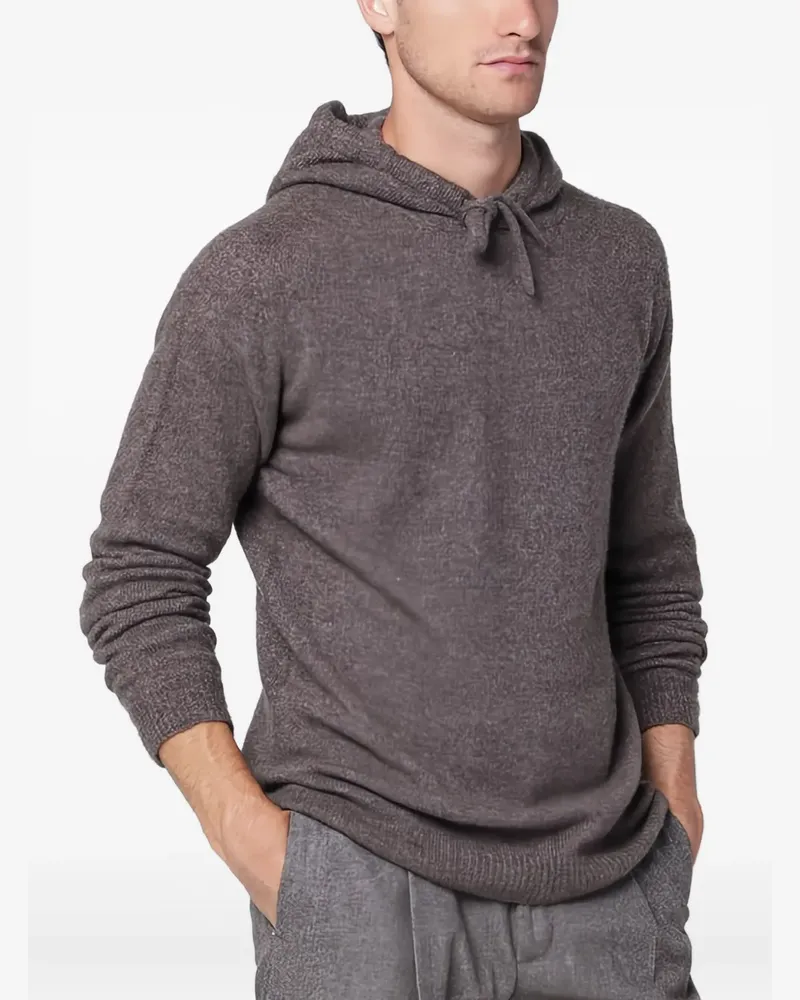 Roberto Collina Gestrickter Hoodie - Nude Nude