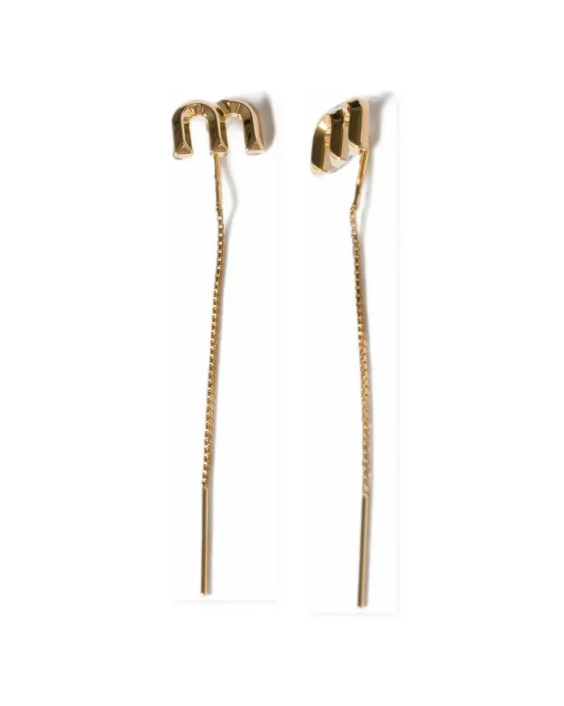 Miu Miu metal earrings - Gold Gold