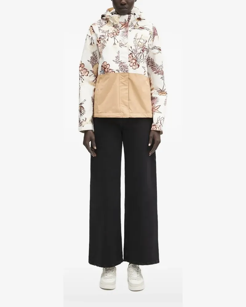 Columbia Sportswear Company Kapuzenjacke mit Blumen-Print - Nude Nude