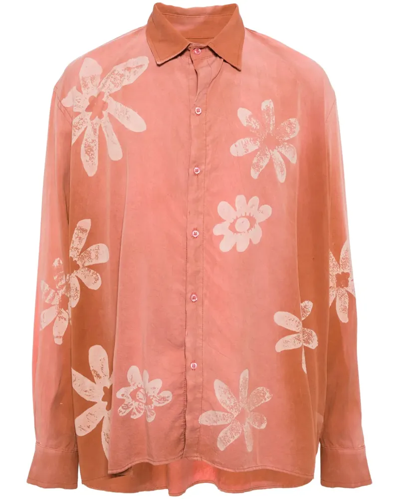 alchemist Syd Hemd mit Blumen-Print - Orange Orange