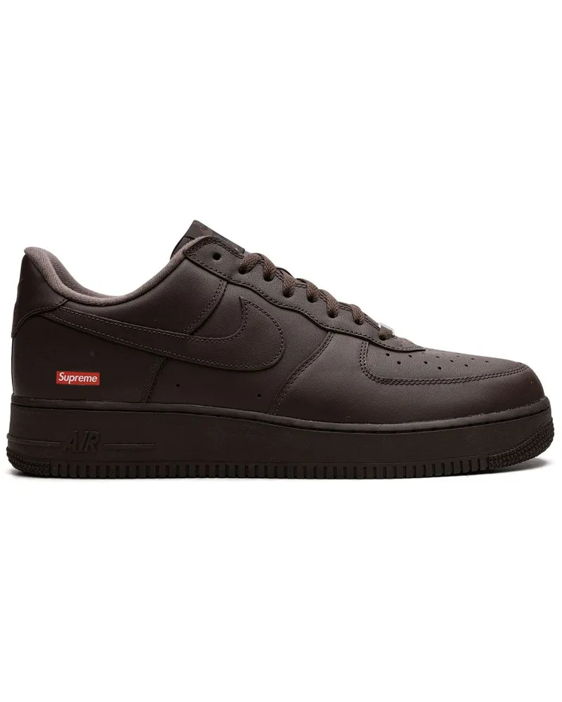 Nike x Supreme Air Force 1 Brown Sneakers - Braun Braun