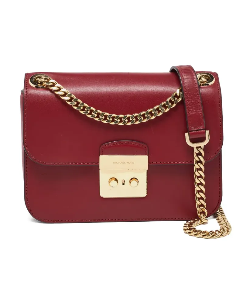 Michael Kors Pre-owned Sloan Schultertasche aus Leder - Rot Rot