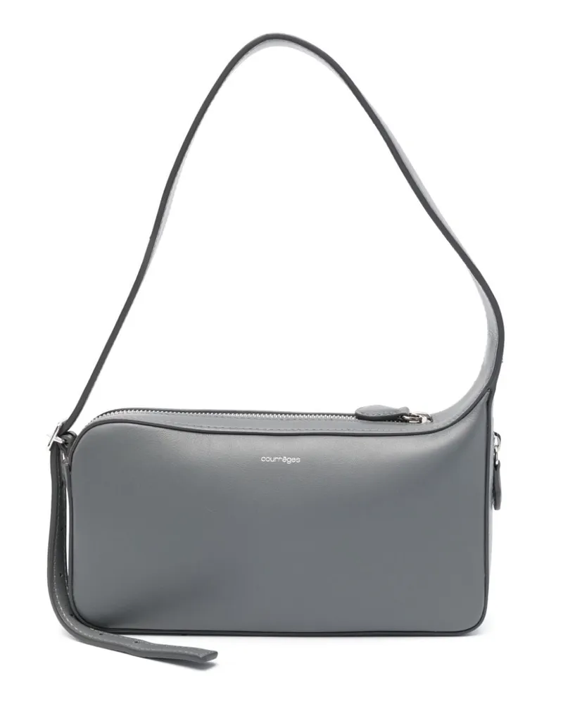 Courrèges One Racer Schultertasche Grau