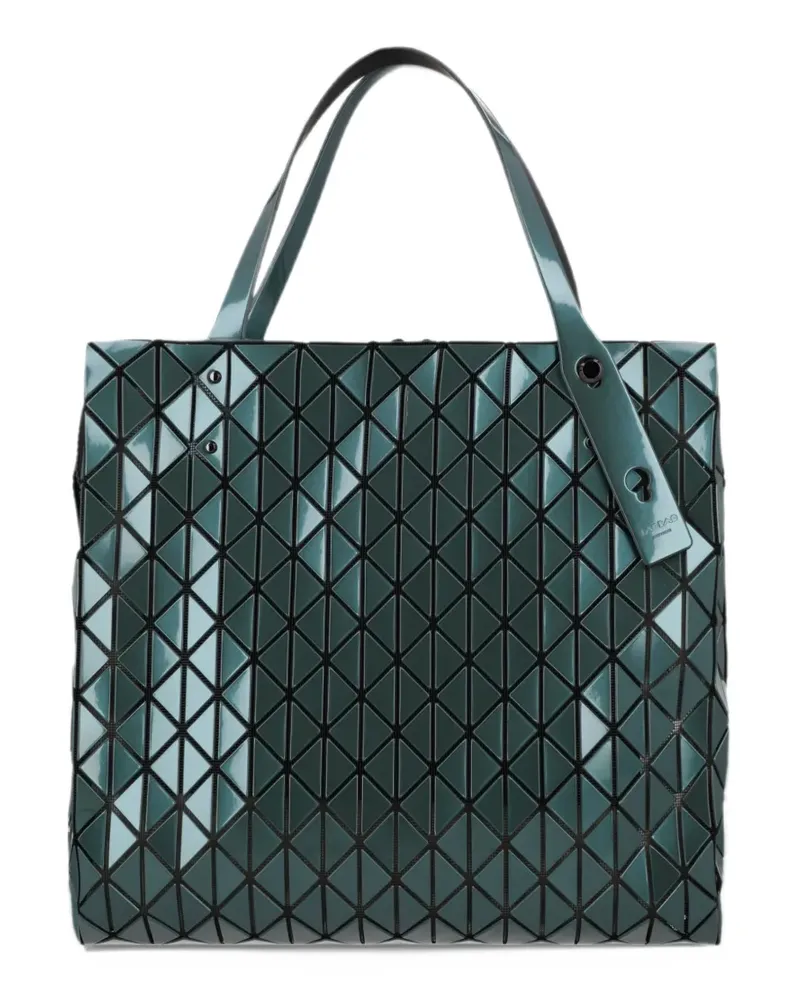 Issey Miyake Tote Bag mit geometrischem Print - Grün Grün