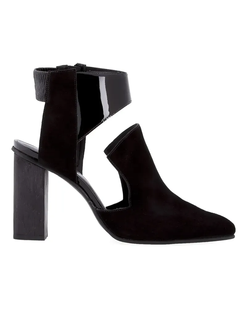 Sarah Chofakian Mules mit Slingback-Riemen - Schwarz Schwarz