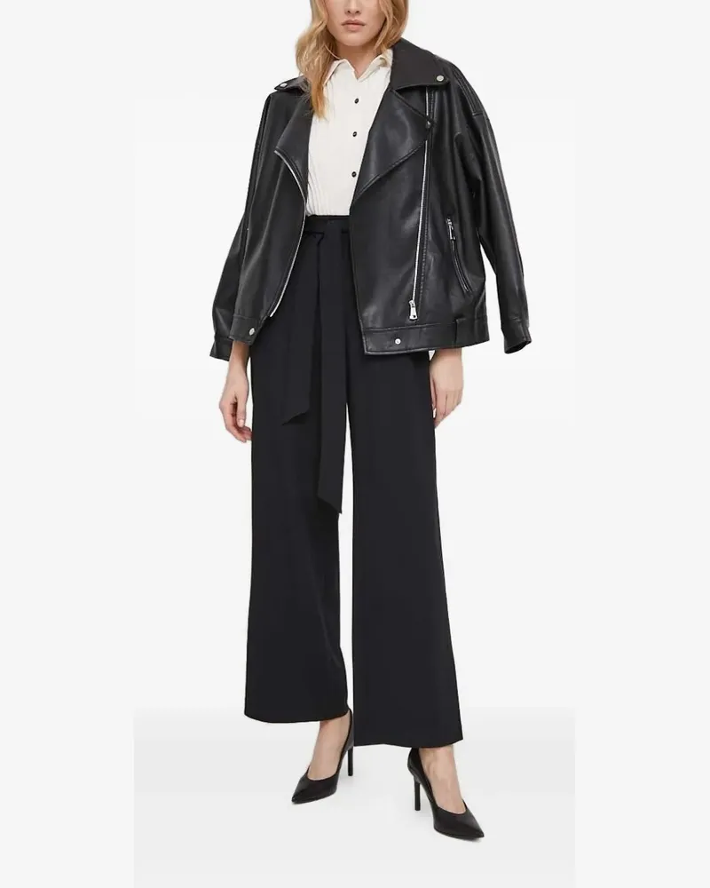 DKNY Jumpsuit mit Falteneinsatz - Schwarz Schwarz