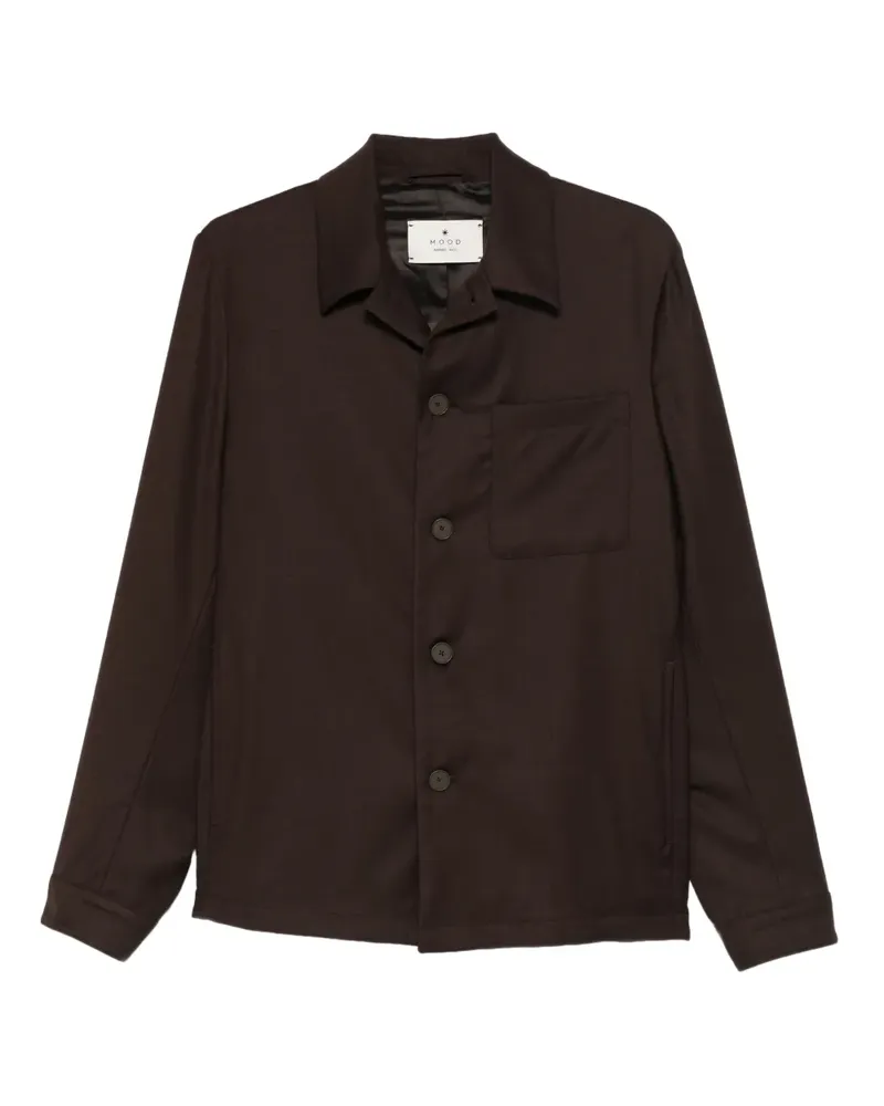 Manuel Ritz Jacke mit aufgesetzten Taschen - Braun Braun