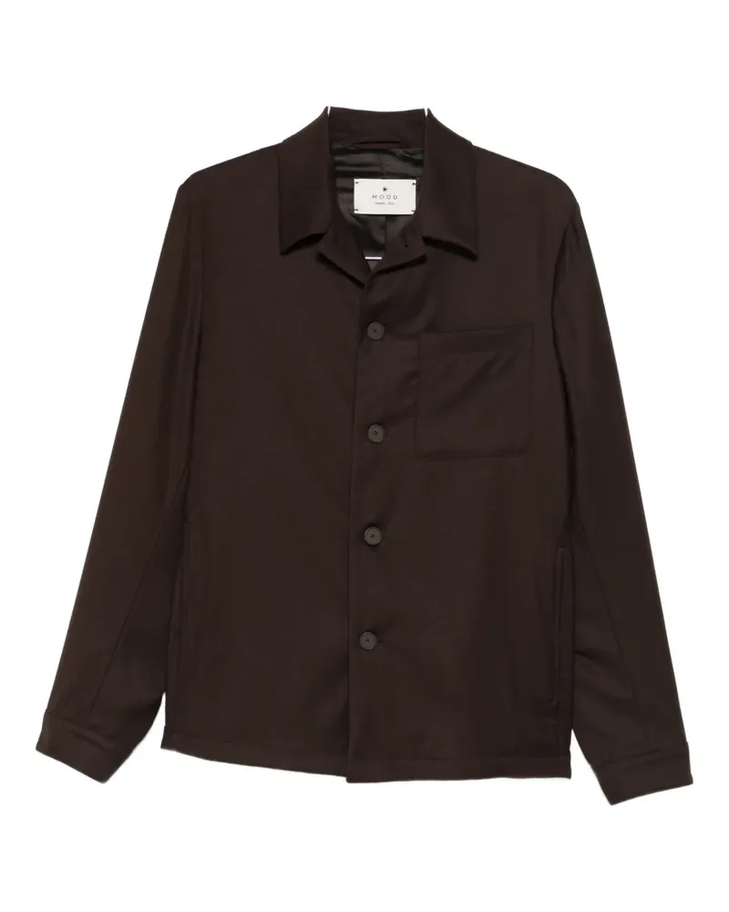 Manuel Ritz Jacke mit aufgesetzten Taschen - Braun Braun