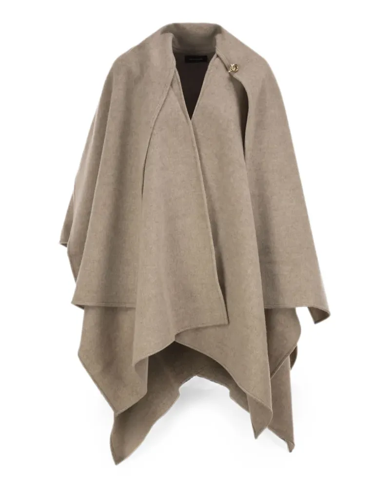 Fabiana Filippi Cape mit Schal - Nude Nude