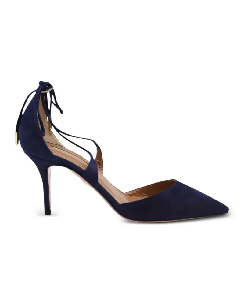 Aquazzura Spitze Very Matilde Pumps - Blau Blau