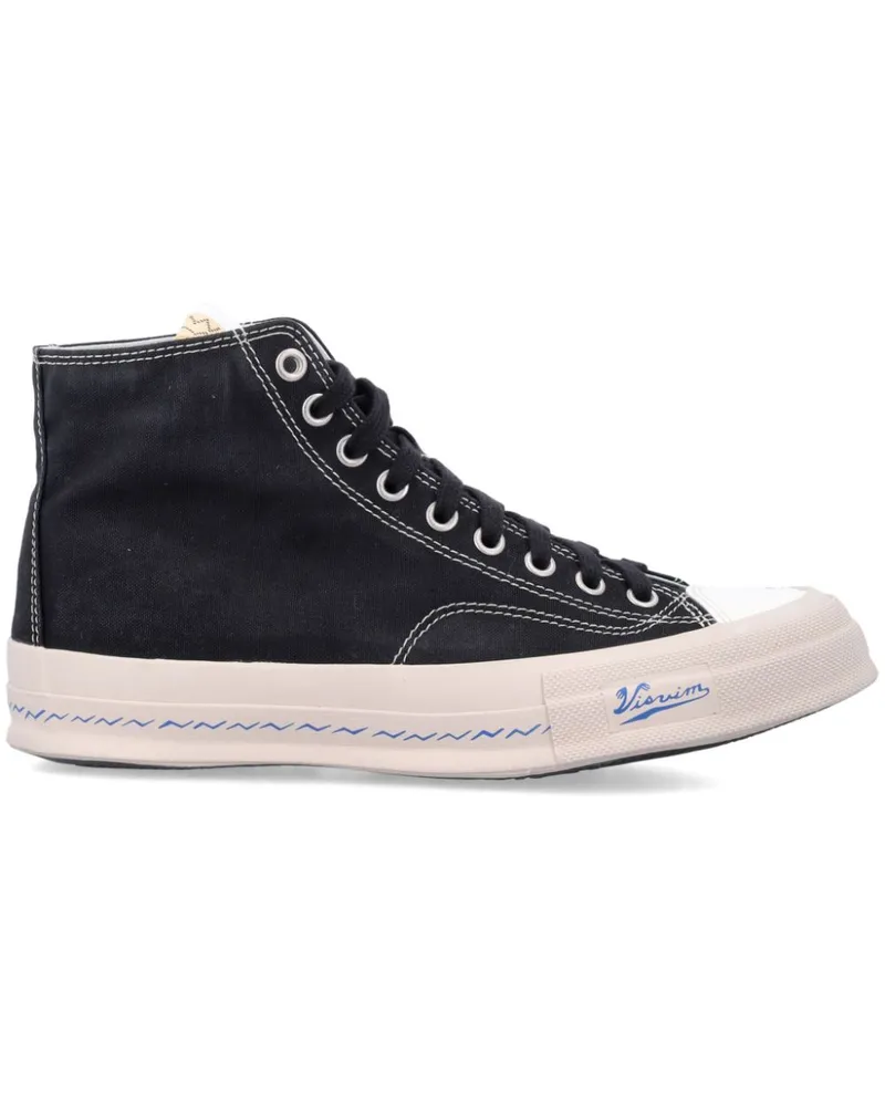 Visvim Skagway Hi Sneakers - Schwarz Schwarz