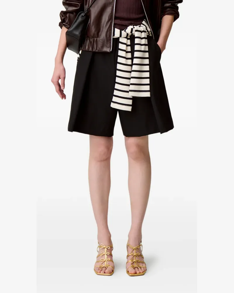 Claudie Pierlot button-detail shorts - Schwarz Schwarz