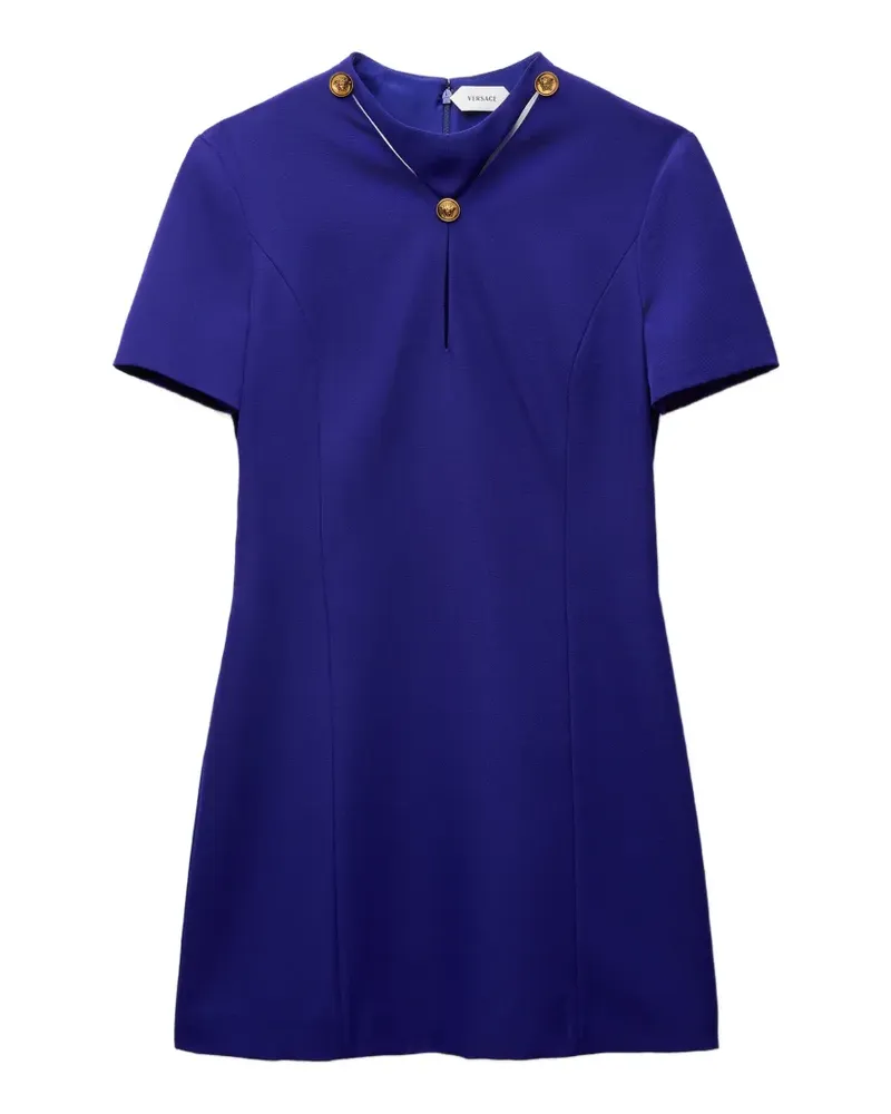 Versace Minikleid mit Cut-Out - Blau Blau