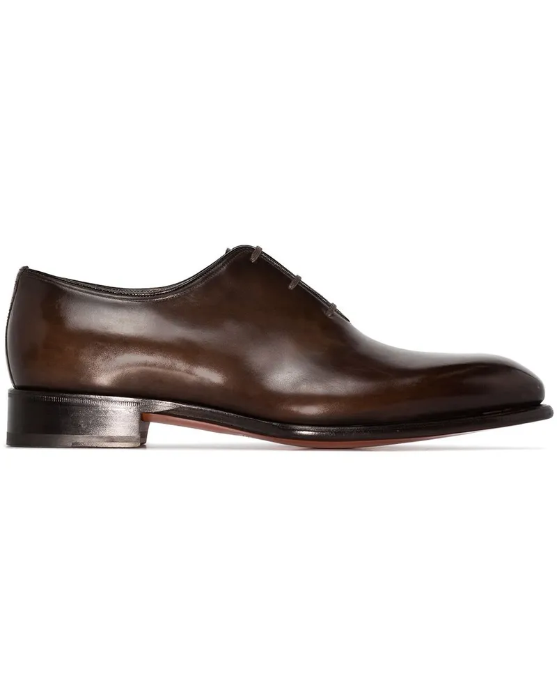 Santoni Klassische Schnürschuhe Braun