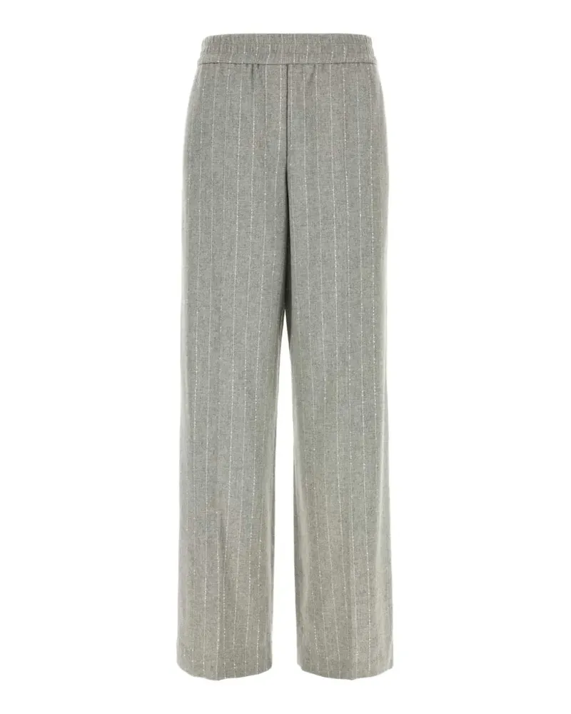 Brunello Cucinelli Hose mit Nadelstreifen - Grau Grau
