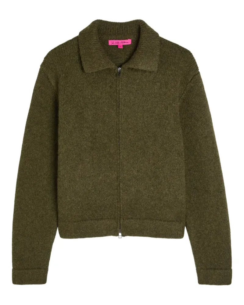 The Elder Statesman zip cashmere cardigan - Grün Grün
