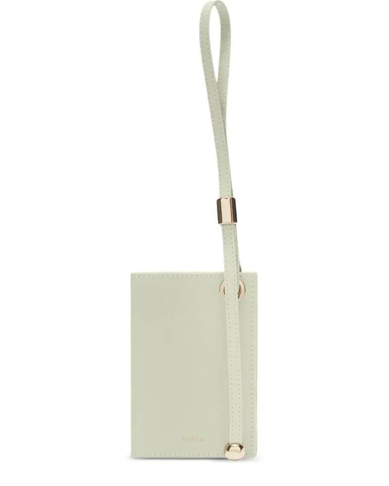Furla Laura Kartenetui mit Riemen - Grün Grün