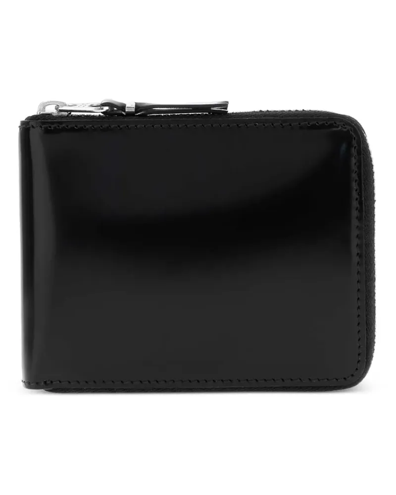 Comme des Garçons polished leather wallet - Schwarz Schwarz