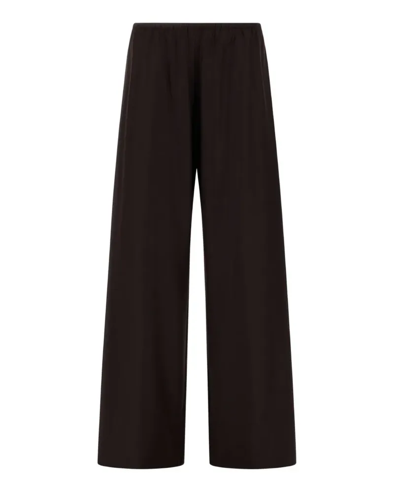 Herno Weite Hose mit Stretchbund - Braun Braun